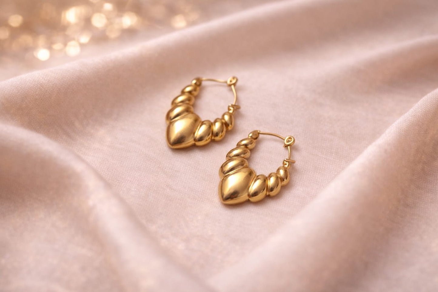 Golden Leaf Luxe-Ohrringe