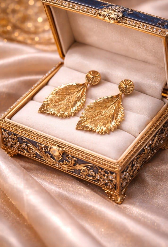 Goldplatt Harmonie Ohrringe