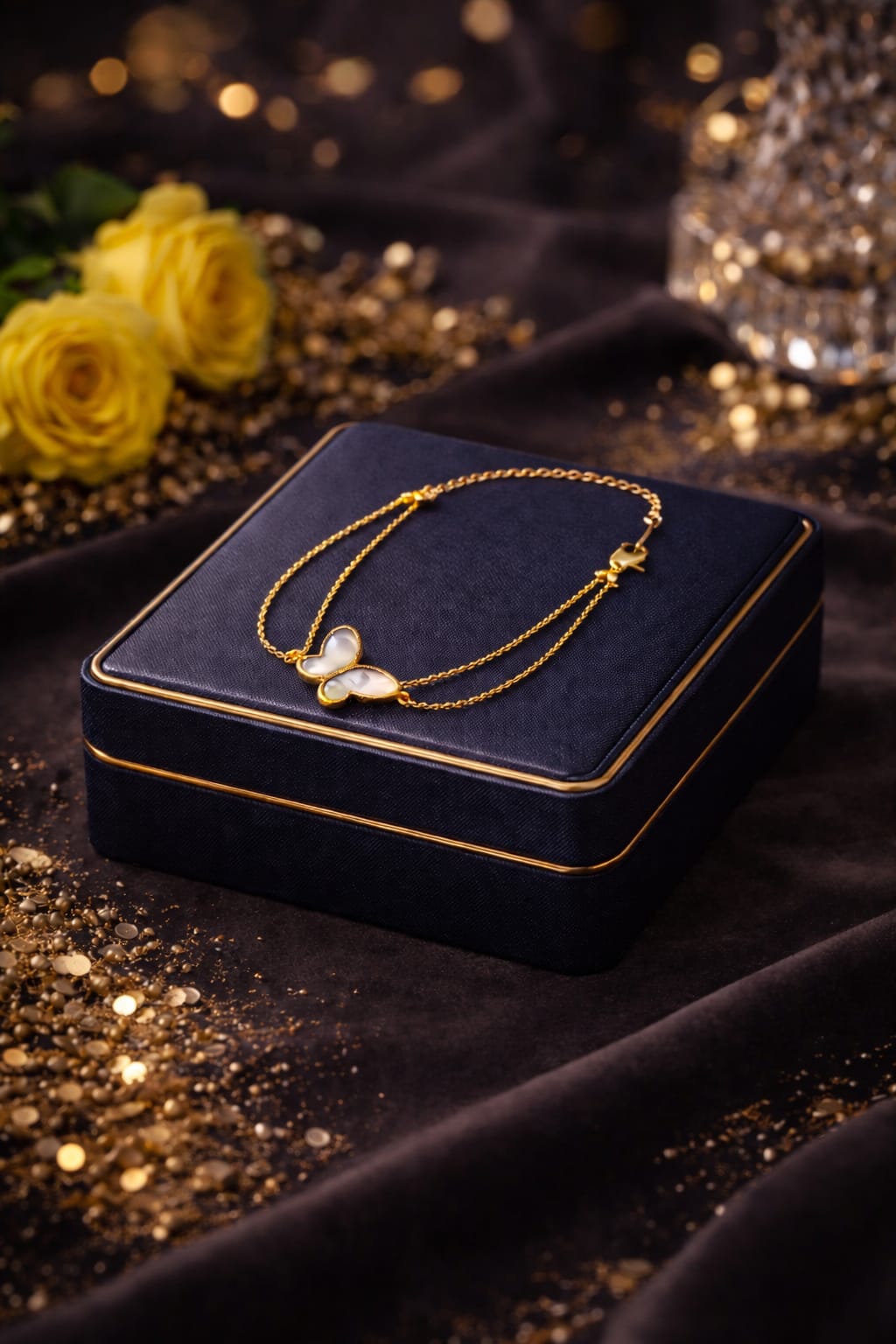 Butterfly Pearl Touch Bracelet