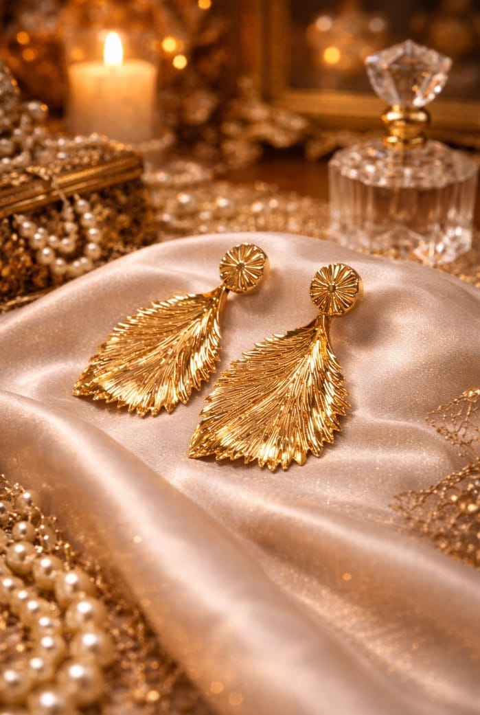 Goldplatt Harmonie Ohrringe