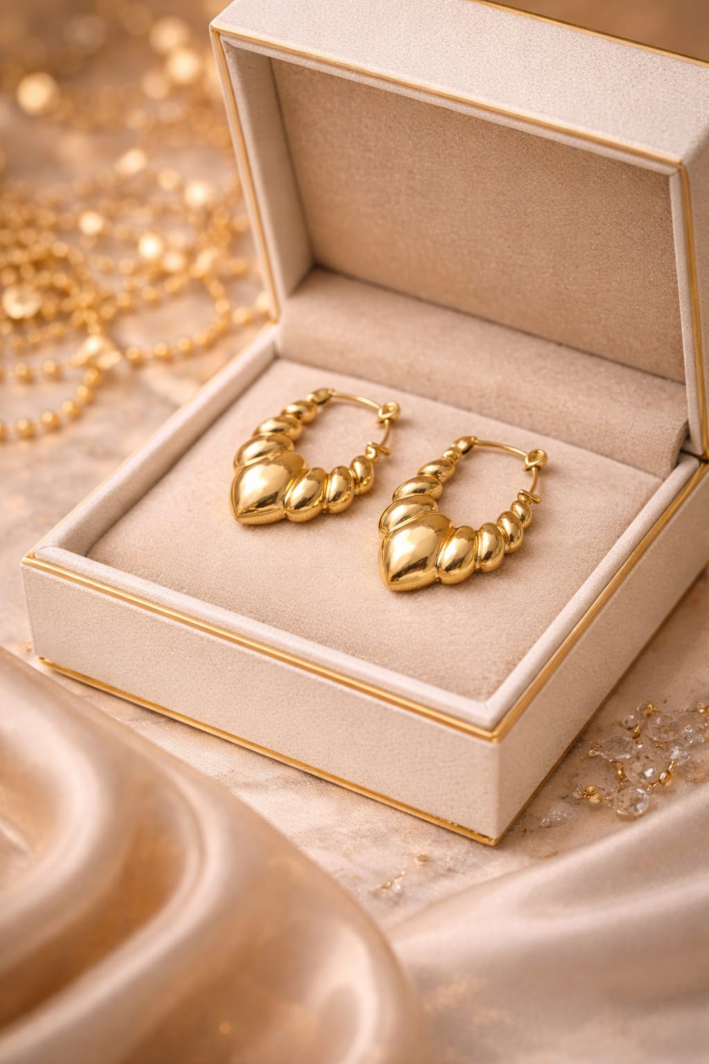 Golden Leaf Luxe-Ohrringe