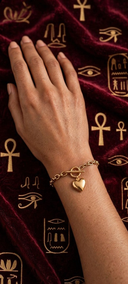 NEFERTARI HEART BRACELET