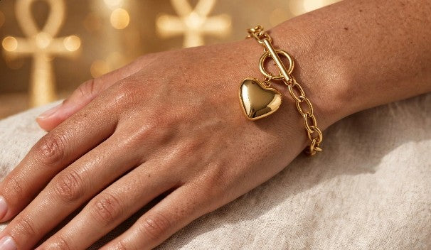 NEFERTARI HEART BRACELET