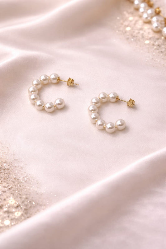 Perlenglanz Ohrringe